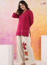 Women Cotton Flex Shirt Pant Co-Ord Set