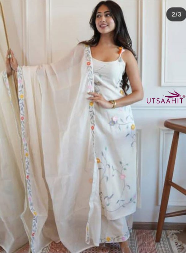 Elegant Cotton Pant Set