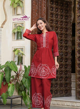 Pure Cotton Co-ord Set