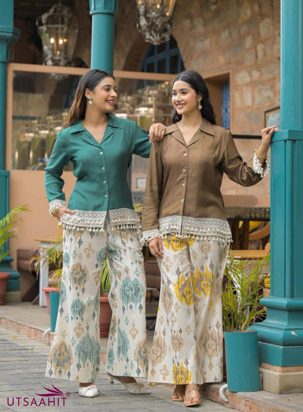 Premium Cotton Flex 2-Pc Co-ord Set