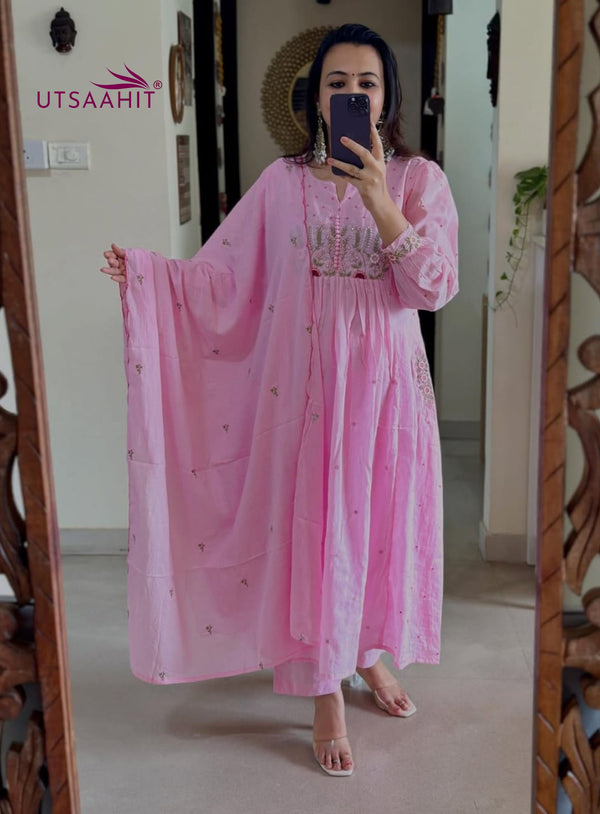 Elegant Abstract Cotton  Branded 3-Piece Set