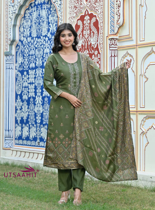 3-piece Kurti Pant Dupatta set