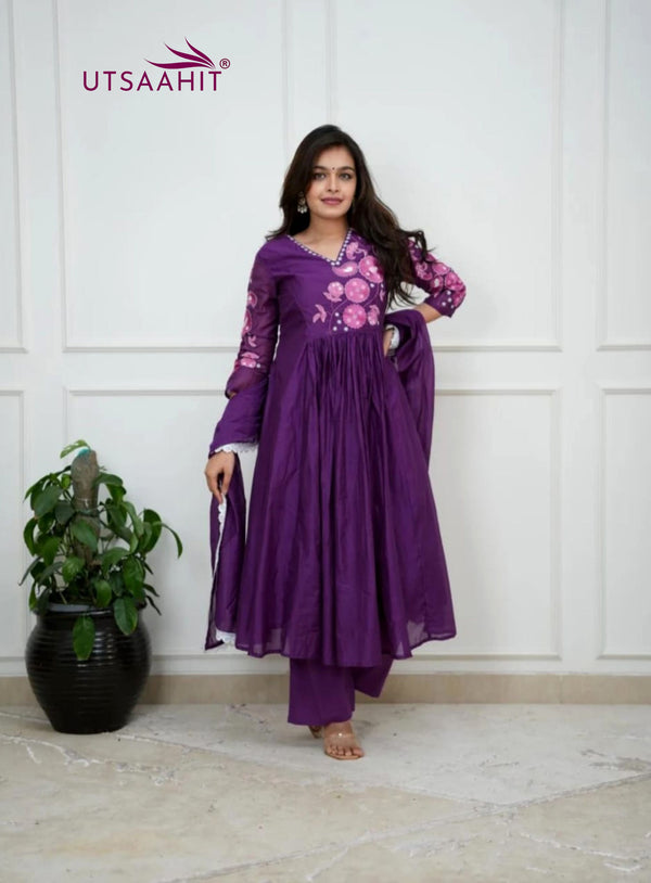 premium cotton 3-piece suit set