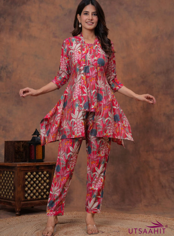 Butterfly Jacket Style Cord Set