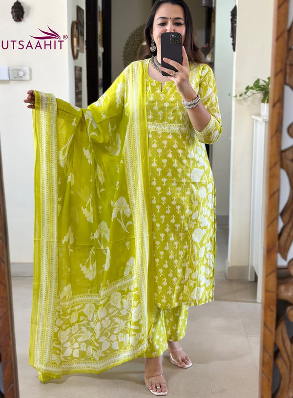 NEW LAUNCH – PURE COTTON BLOCK PRINT SUIT SET