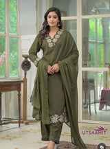 Premium Cotton Slub Party Wear Set