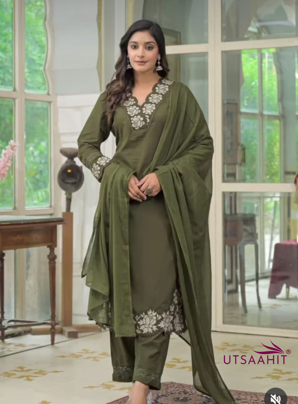Premium Cotton Slub Party Wear Set