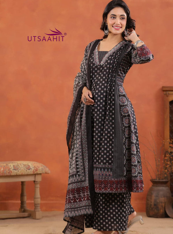 Designer Azrak Taj Cotton Suit Set