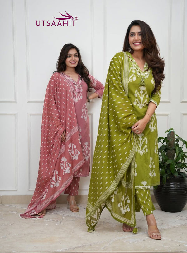 Premium Cotton  ELEGANT FLAIRED SUIT COLLECTION