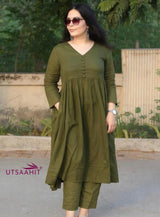 Premium Rayon kurti pant set