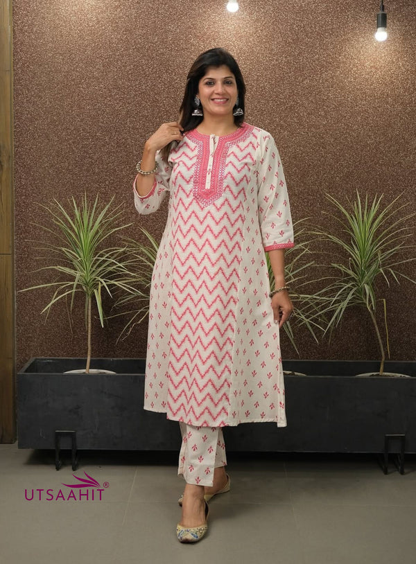 Heavy Mirror Work Embroidery Kurti