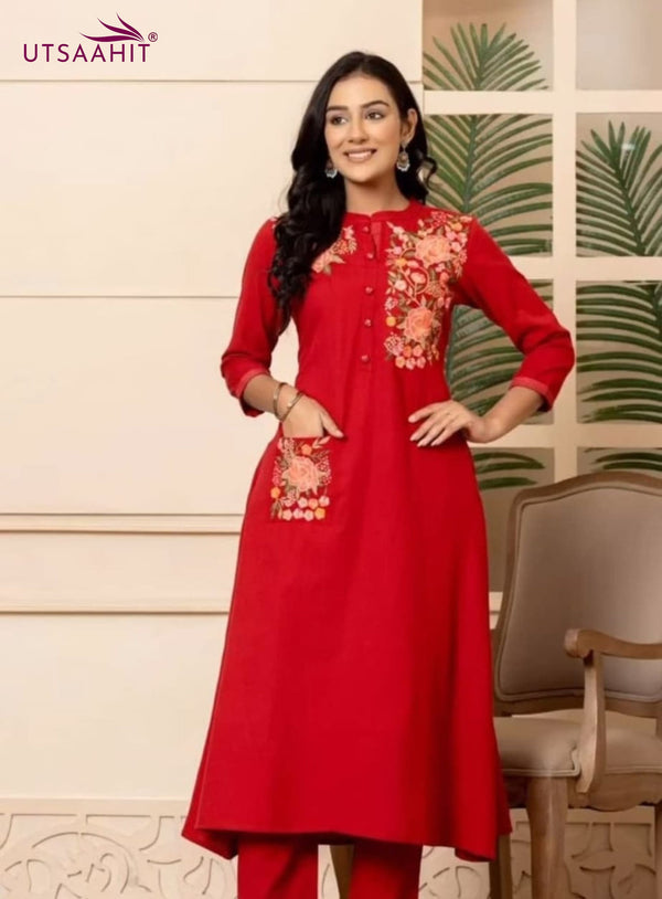 Breathable Cotton Kurta Pant Sets