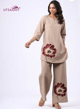 Pure Cotton Co-ord Set