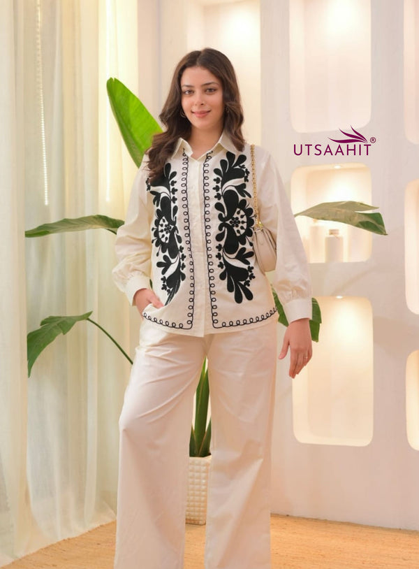 Classic Thread Embroidered Co-ords