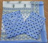 Mul Cotton Suit Set | Floral Print & Lace Work