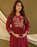 Premium Cotton Embroidered Co-Ord Set