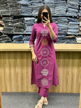 Elegant Mul Cotton Pant Set