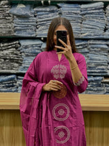 Elegant Mul Cotton Pant Set