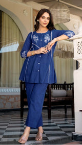 Designer Cotton Co-ord Set