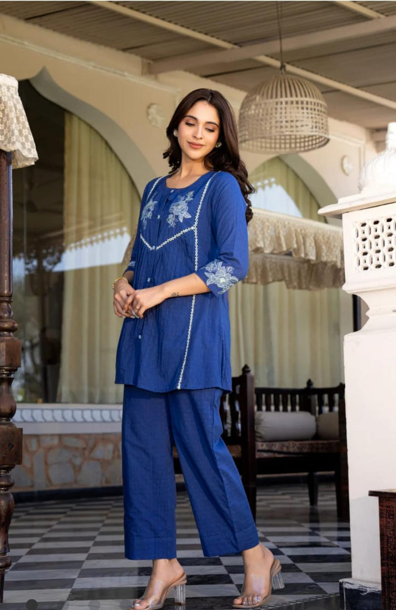 Designer Cotton Co-ord Set