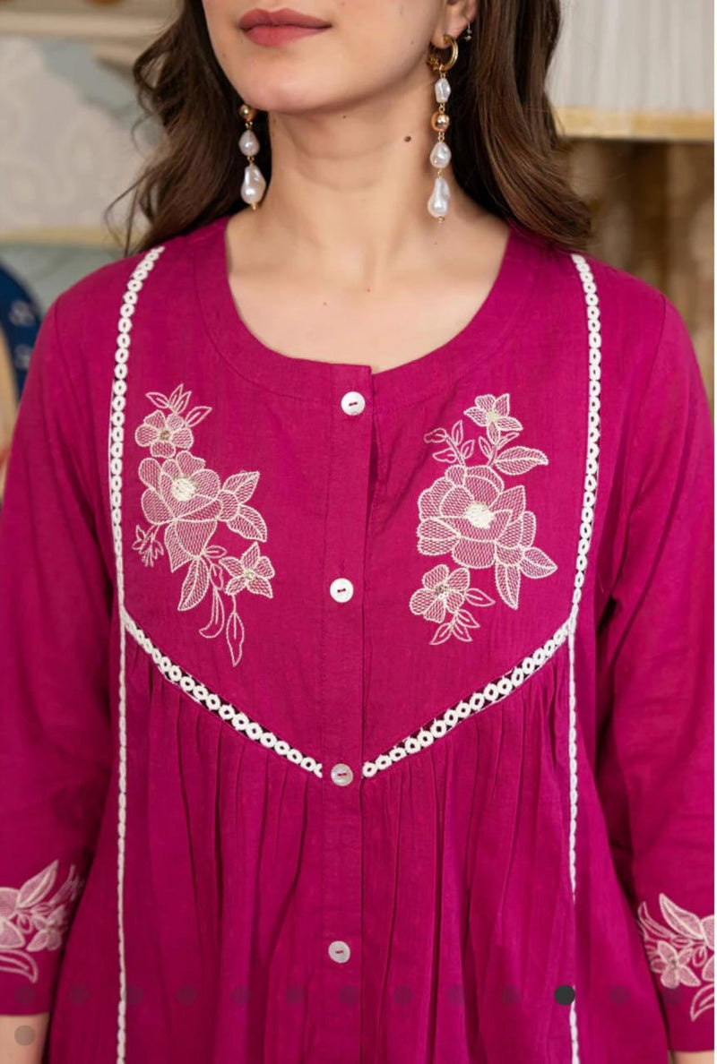 Designer Cotton Co-ord Set