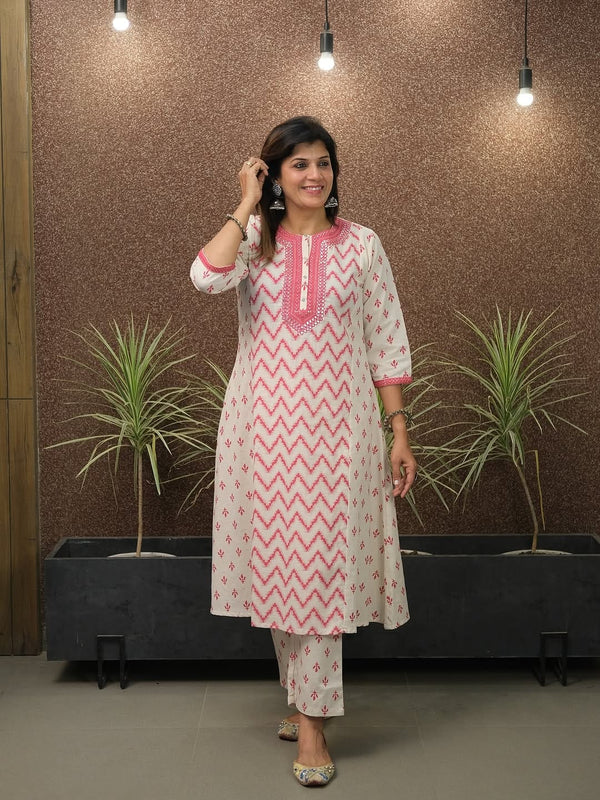 Heavy Mirror Work Embroidery Kurti