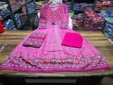 A-line Anarkali 3-Piece Suit Set