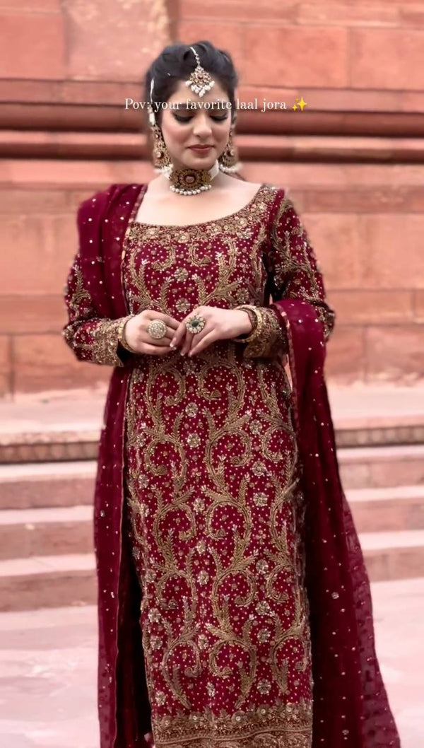 3-Piece Fancy Kurti Set with Palazzo &amp; Dupatta