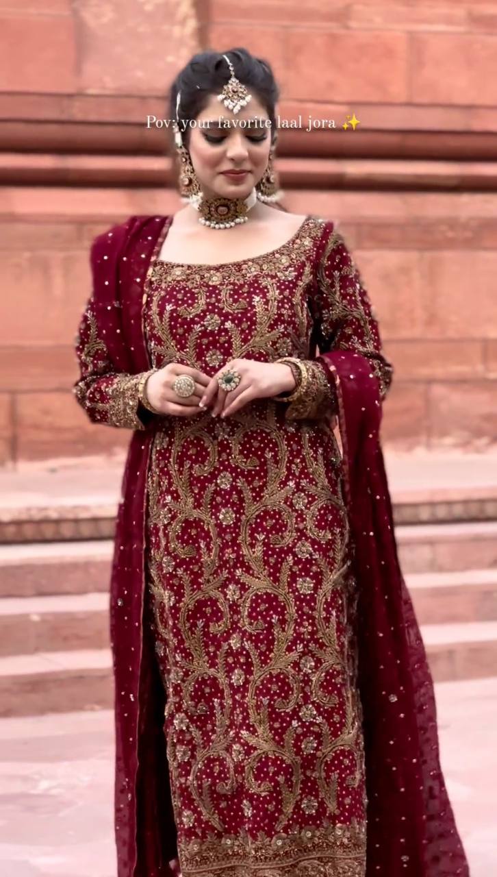 3-Piece Fancy Kurti Set with Palazzo &amp; Dupatta