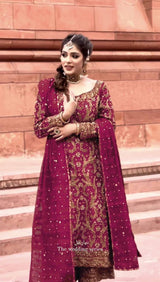 3-Piece Fancy Kurti Set with Palazzo &amp; Dupatta