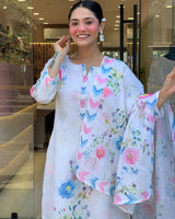 Rangeela Pure Linen Suit Set