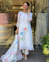 Rangeela Pure Linen Suit Set