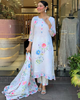 Rangeela Pure Linen Suit Set
