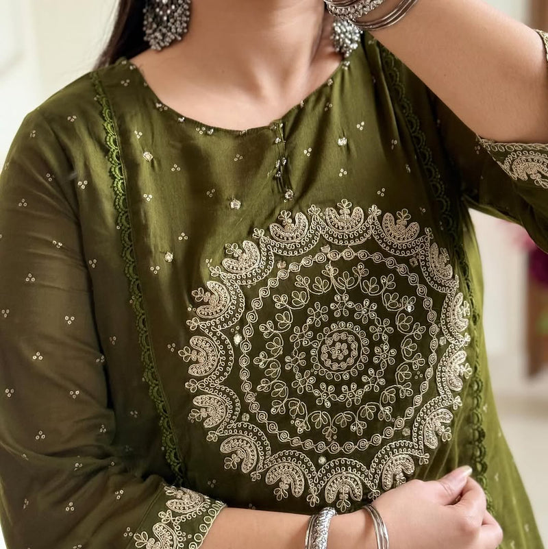 PURE MUL COTTON PANT SET