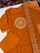 PURE MUL COTTON PANT SET