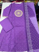 PURE MUL COTTON PANT SET