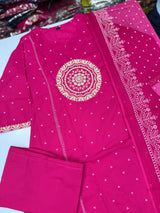 PURE MUL COTTON PANT SET
