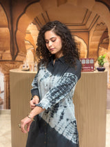 Premium Tie-Dye Fine Cotton Kurti & Pant Set