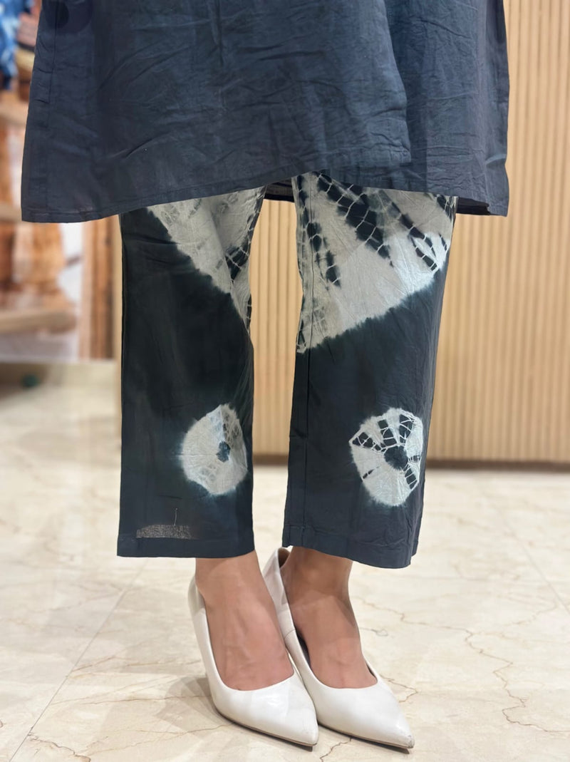 Premium Tie-Dye Fine Cotton Kurti & Pant Set