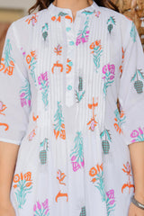 Pure Cotton Co-ord Set with Pintex Work