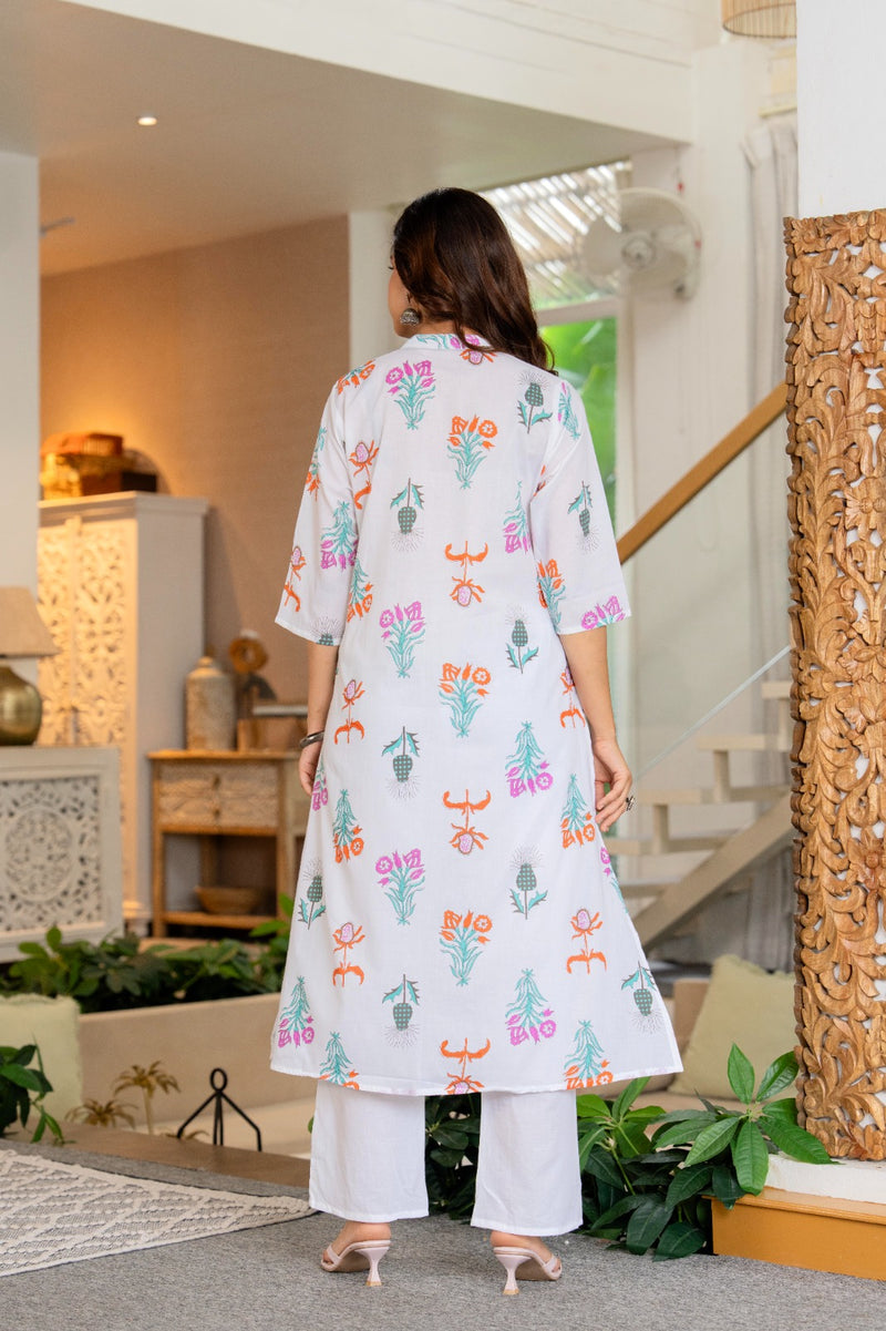 Pure Cotton Co-ord Set with Pintex Work