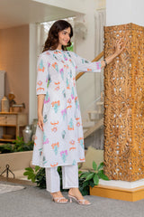 Pure Cotton Co-ord Set with Pintex Work