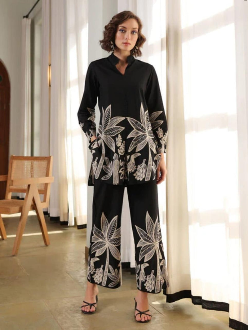 Pure Cotton Co-ord Set with Pocket Pants
