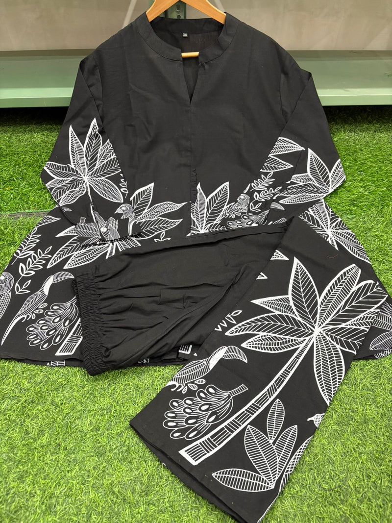 Pure Cotton Co-ord Set with Pocket Pants