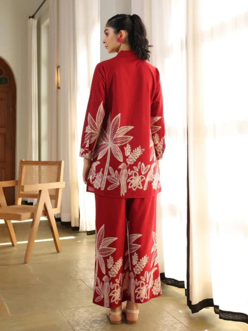 Pure Cotton Co-ord Set with Pocket Pants