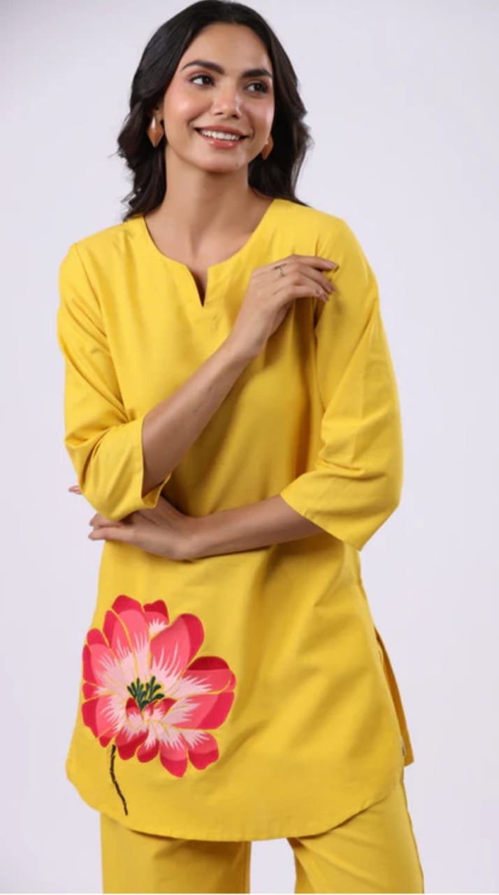 Pure Cotton Co-ord Set