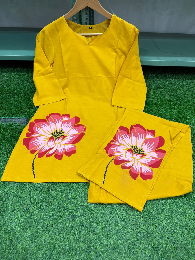 Pure Cotton Co-ord Set