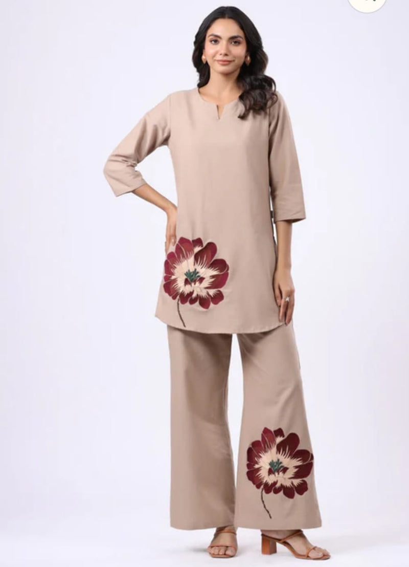 Pure Cotton Co-ord Set
