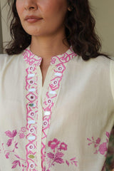 Printed Pure Cotton Co-ord Set with Embroidery