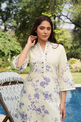 Printed Pure Cotton Co-ord Set with Embroidery